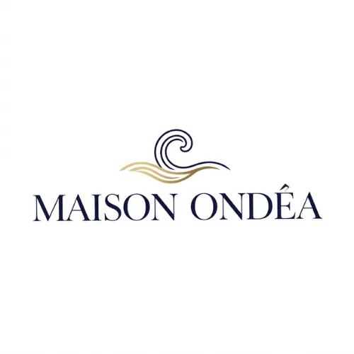 Logo maison Ondéa location panneau bienvenue fontaine